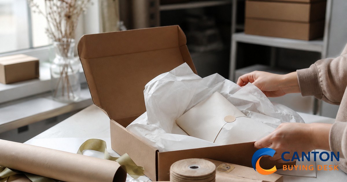 Abastecimiento de marcas Shopify en China: Embalaje D2C, MOQ y reservas de inventario — portada del artículo